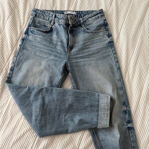 Zara Light Blue Boyfriend Jeans